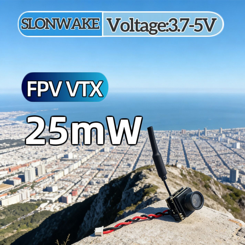 Fpv Drone Transmitter - SLONWAKE FPV 25 мВт интегрированный видеопередатчик