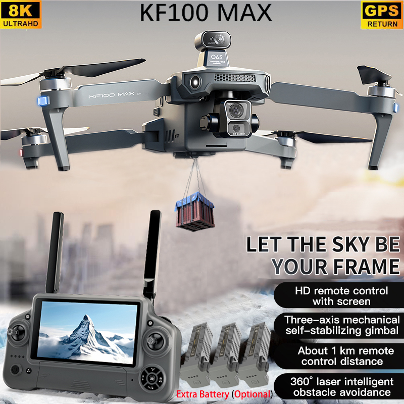 Fpv Drone Charger - KF100 MAX GPS Дрон 4K Камера