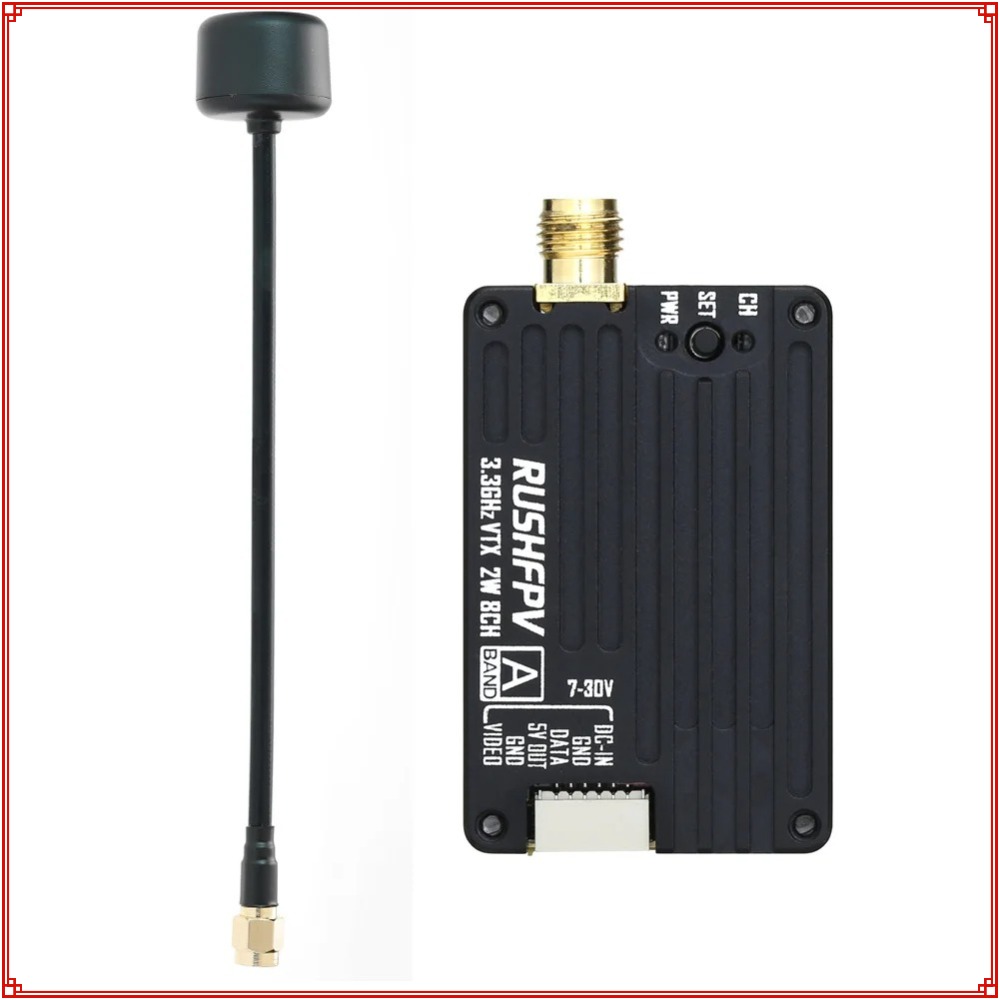 Новый передатчик RUSHFPV 3.3G  – обзор и цена Fpv Drone Transmitter