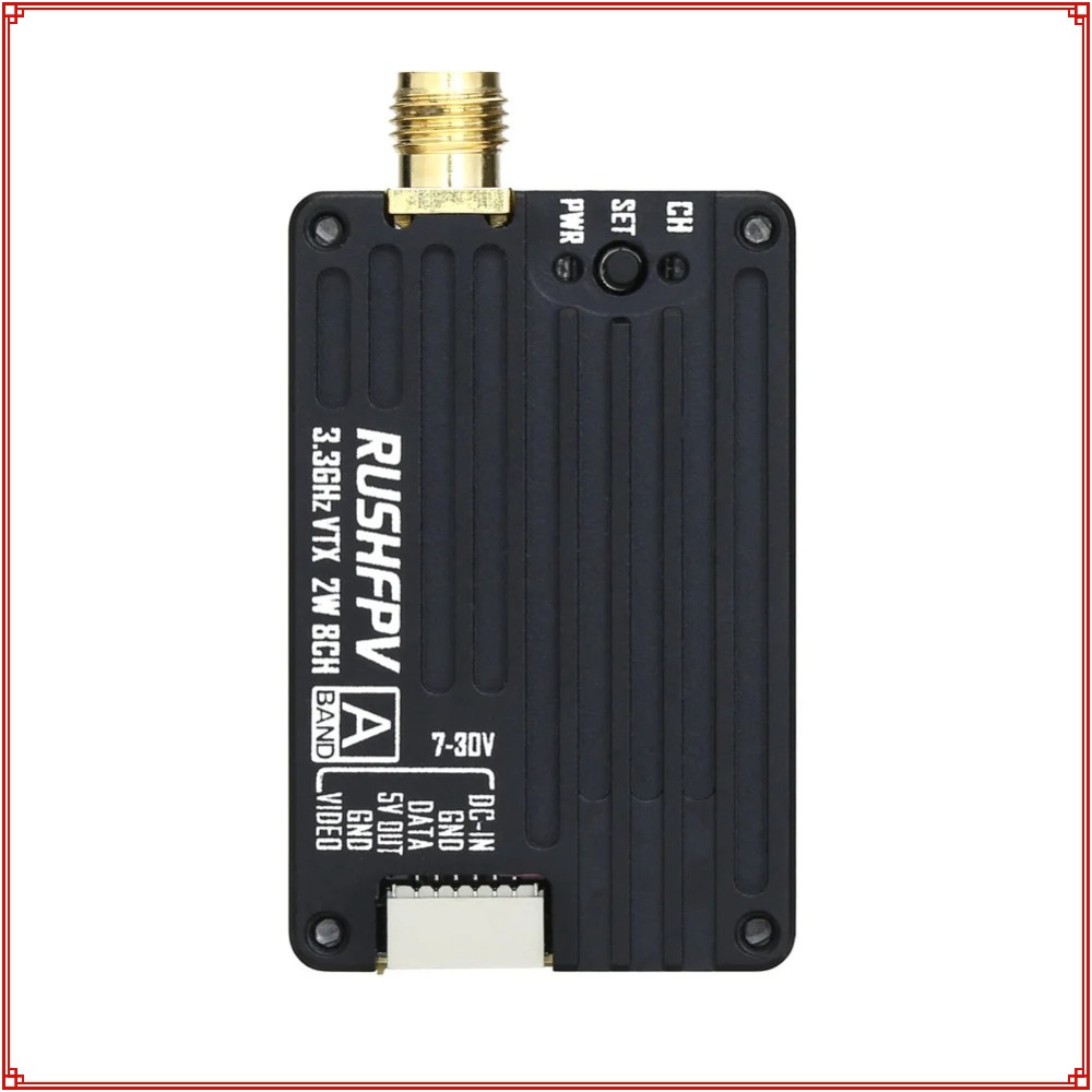 Новый передатчик RUSHFPV 3.3G  – обзор и цена Fpv Drone Transmitter