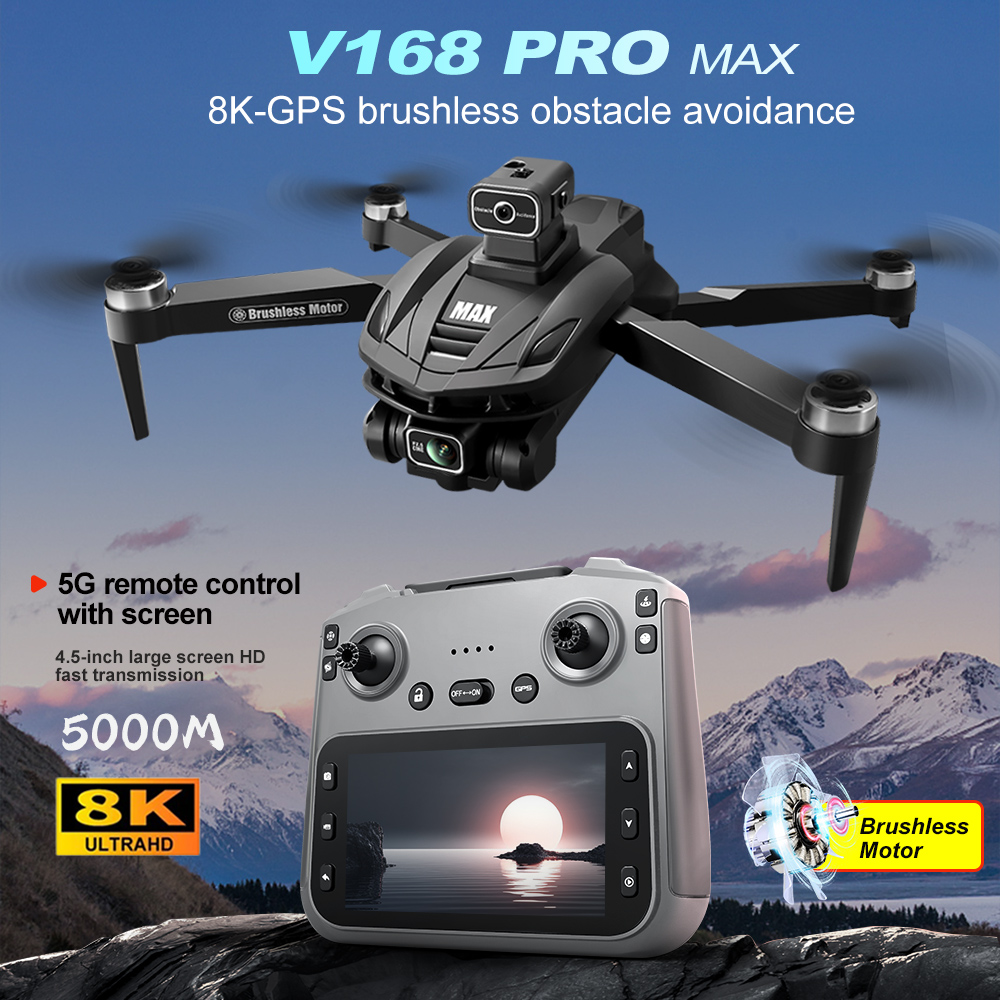 V168 PRO Max GPS Дрон 8K Профе – обзор и цена Fpv Drone Charger