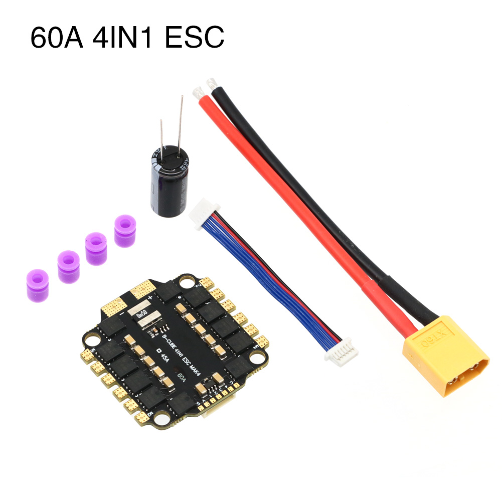 UAngel 4IN1 45A 60A ESC BLHELI – обзор и цена Fpv Drone Esc