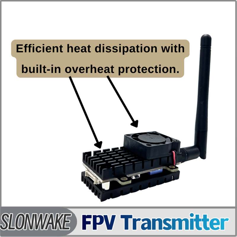 SLONWAKE 5,8G 3000 МВт Модуль  – обзор и цена Fpv Drone Transmitter