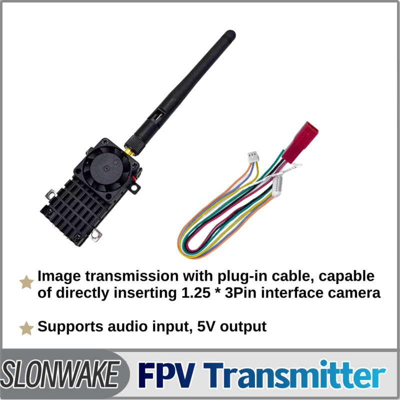 SLONWAKE 5,8G 3000 МВт Модуль  – обзор и цена Fpv Drone Transmitter