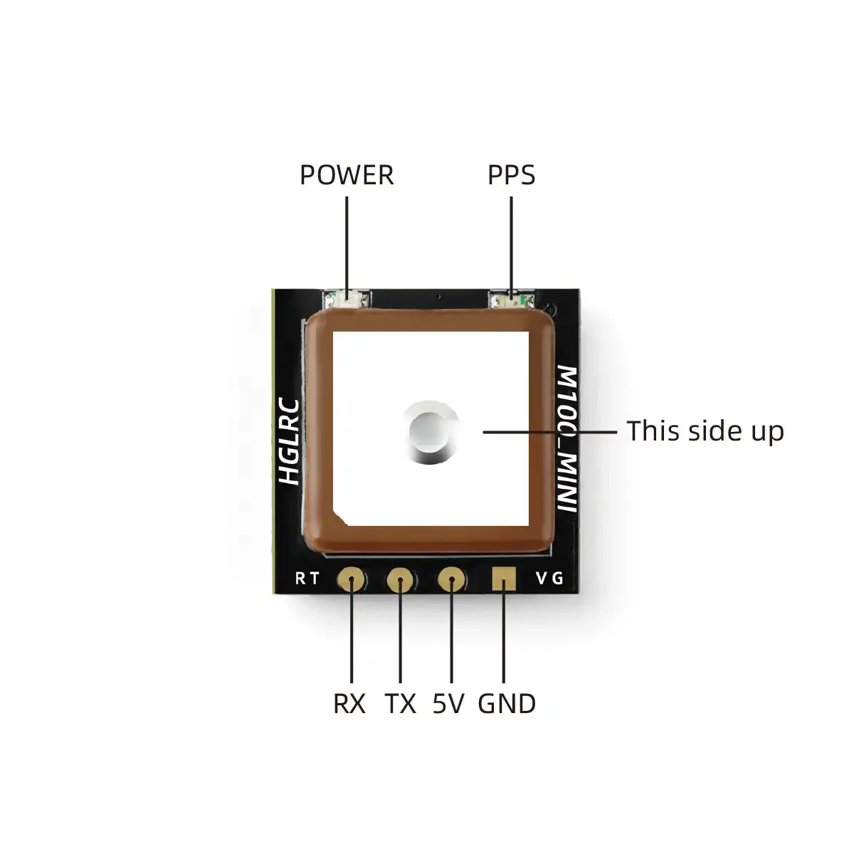 Модуль GPS HGLRC M100 MINI M10 – обзор и цена Fpv Drone Antenna